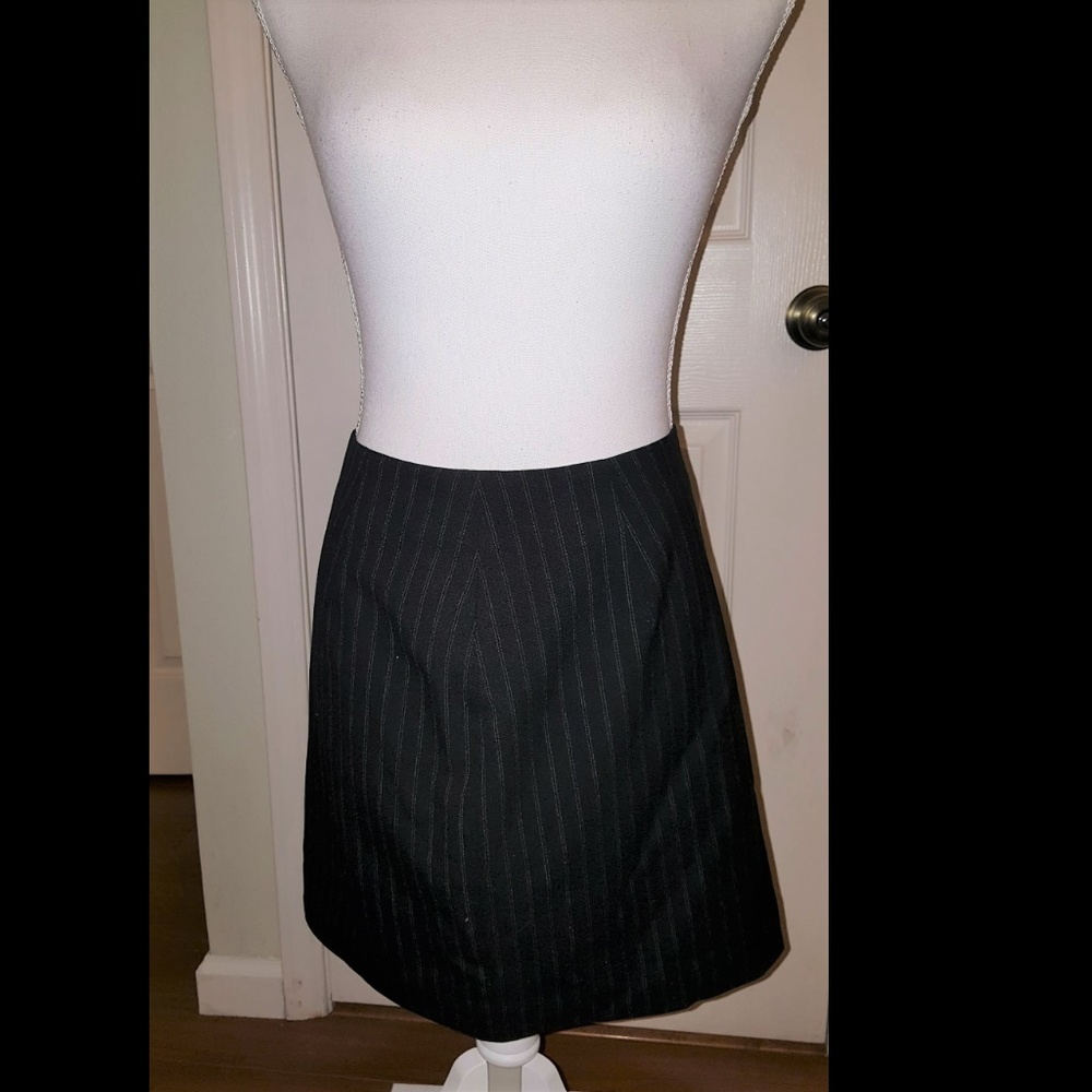 Amanda Smith NWT Classic Career Skirt Lined Gray